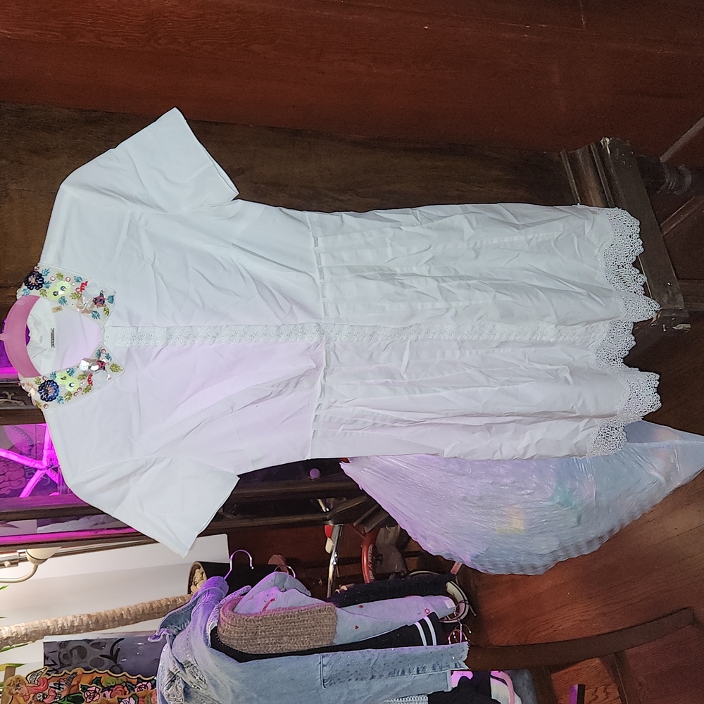 Elie Tahari | White Shirt Dress